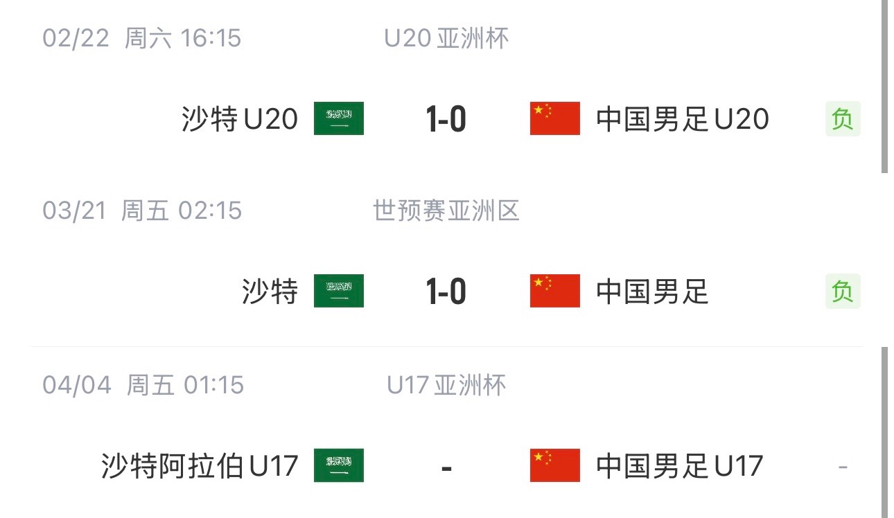 國(guó)字號(hào)三遇沙特！國(guó)少U17亞洲杯首戰(zhàn)對(duì)陣沙特，此前國(guó)足&國(guó)青均負(fù)